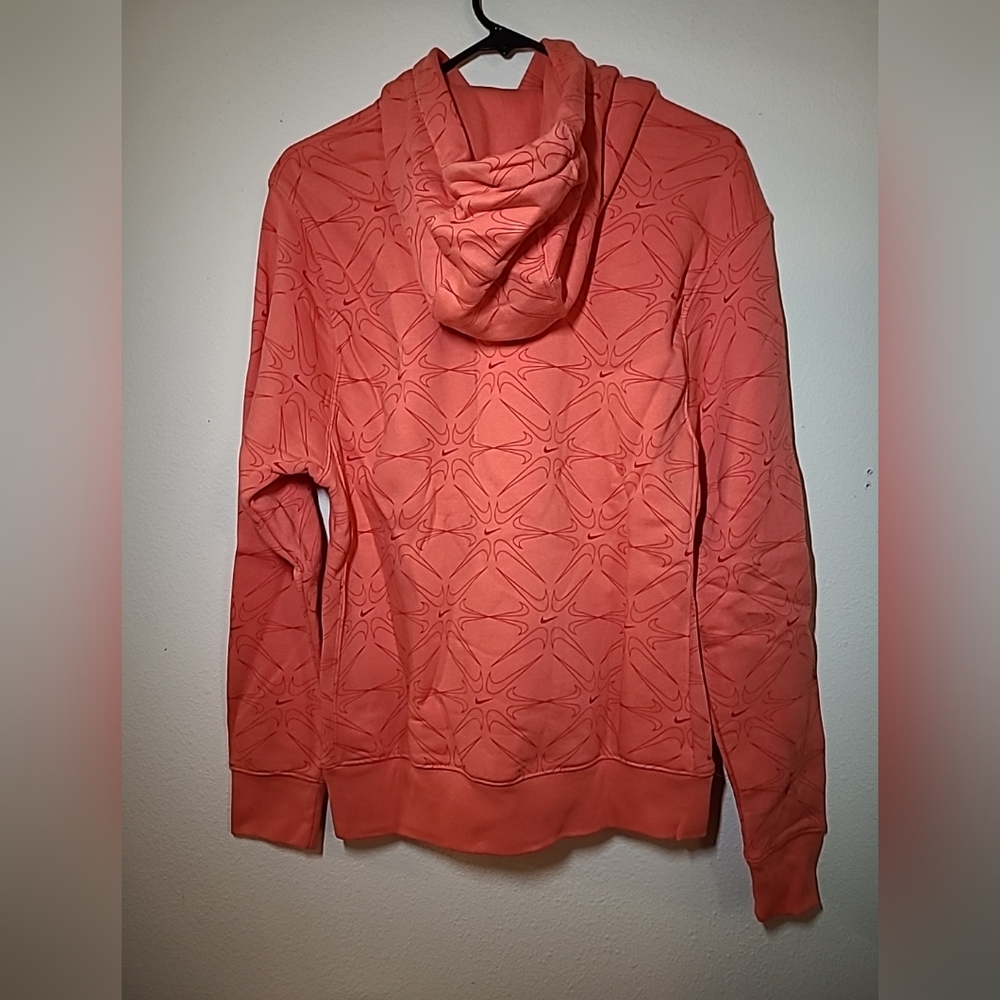 Nike Women's Orange Pullove Hoodie Small - Picture 3 of 5